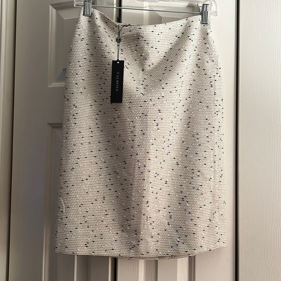 Talbots Dresses & Skirts - NWT Talbots Off white and black midi skirt